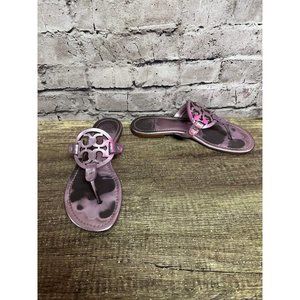 Tory Burch Women’s Sandals Metallic Purple Size 7.5 Thong Flats
